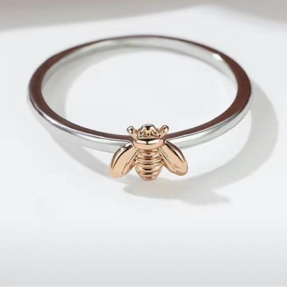 18k Gold Plated Bee Ring Golden Women’s Ring Jewelry